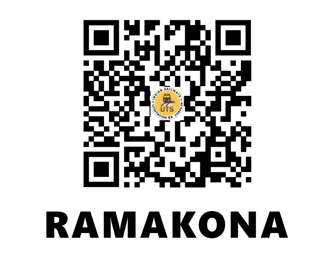 UTS QR Code for RAMAKONA - RMO (SB - MADHYA PRADESH)